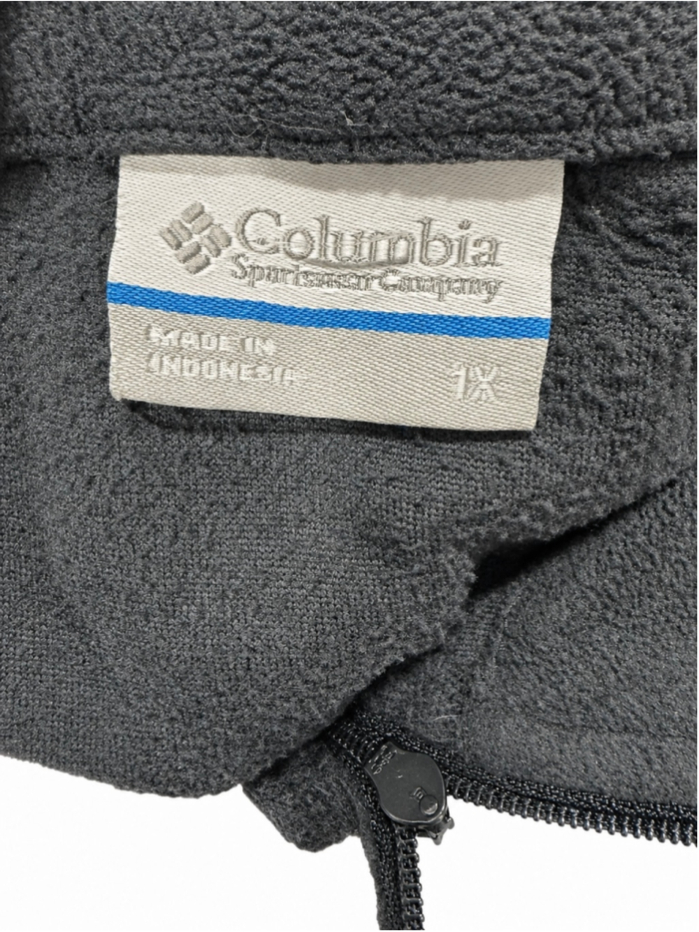 Women's Columbia Fleece Pullover Sweatshirt Grey Size 1X - Picture 4 of 4